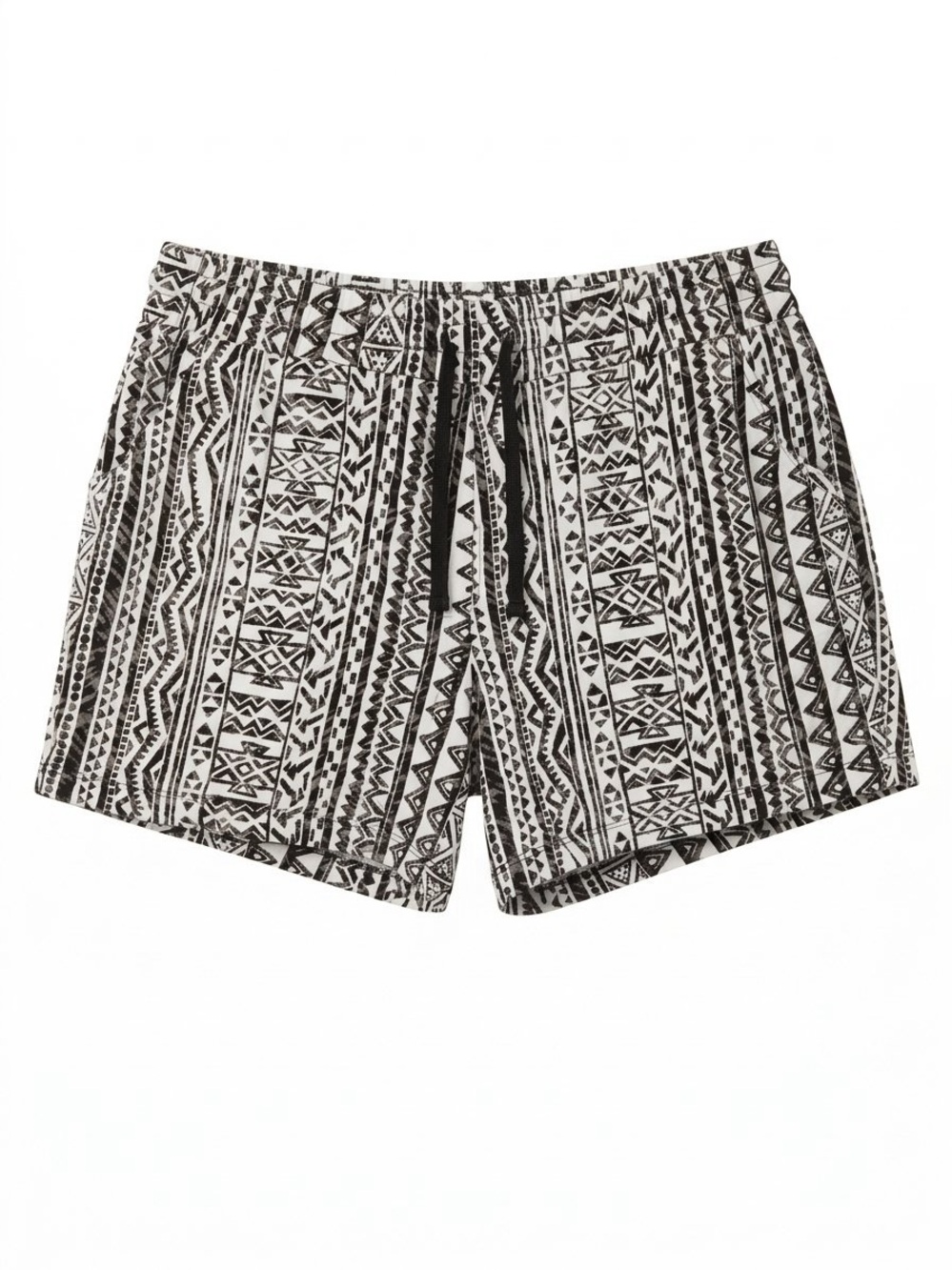 new directions Black & White Aztec Print Women’s Shorts
